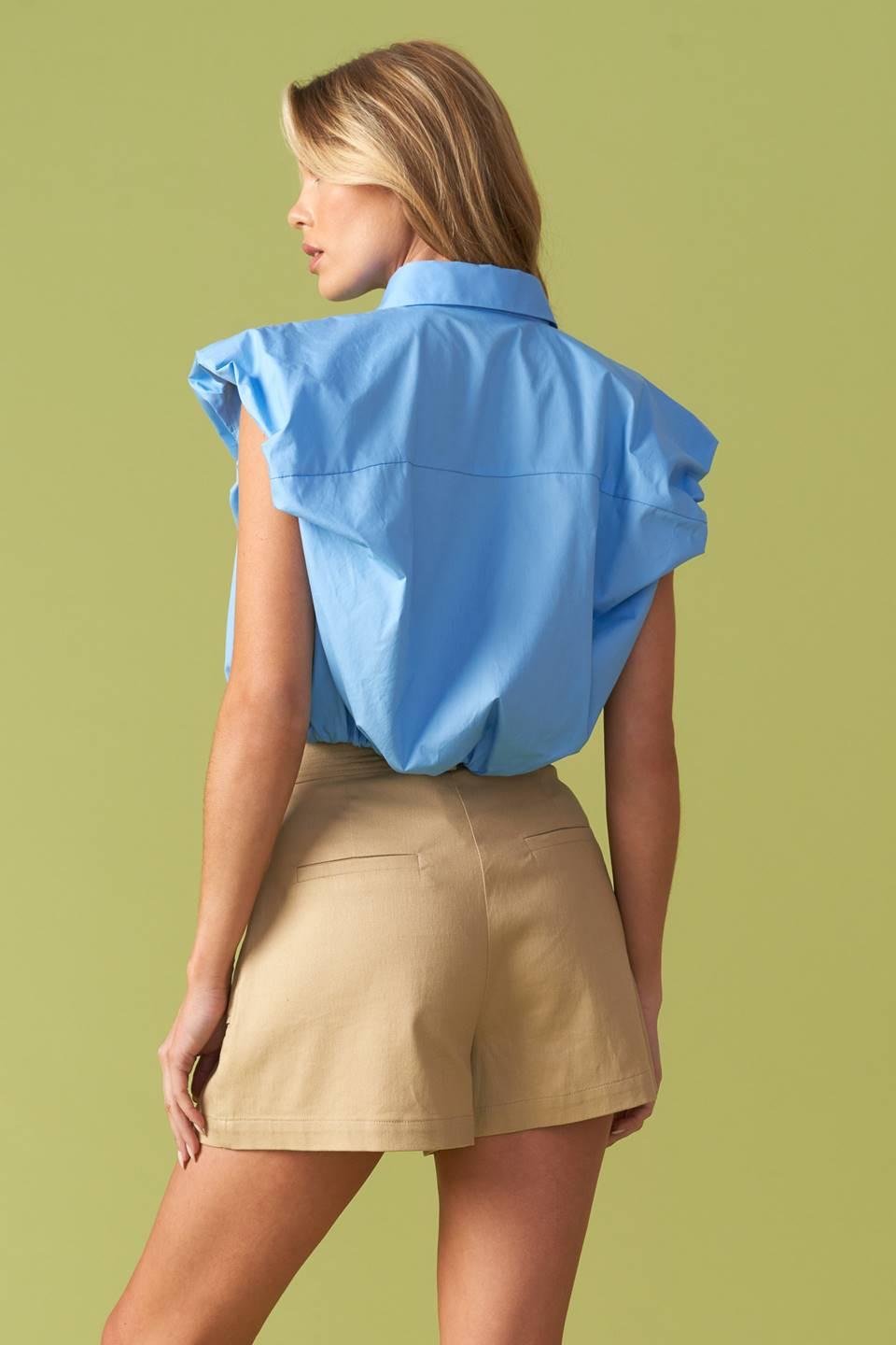 CREATING MEMORIES WOVEN CROP TOP Flying Tomato