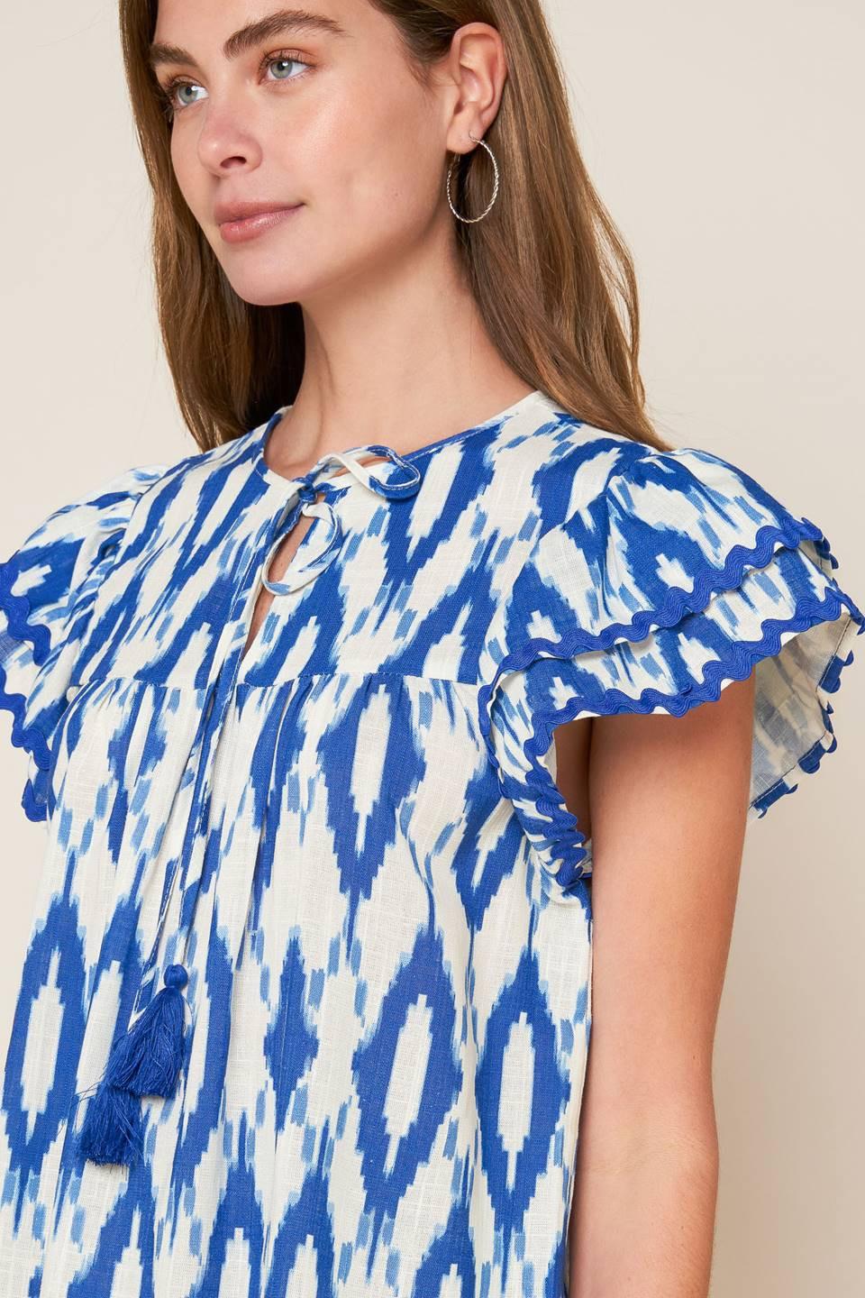 EFFORTLESS SELECTION WOVEN TOP Flying Tomato