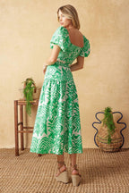 DESTINED FOR MORE WOVEN TOP AND SKIRT SET Flying Tomato