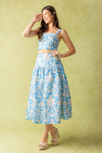 LITTLE MOMENTS WOVEN TOP AND SKIRT SET Flying Tomato