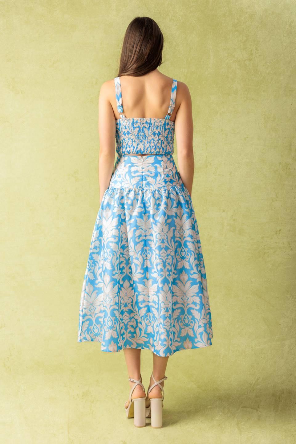 LITTLE MOMENTS WOVEN TOP AND SKIRT SET Flying Tomato