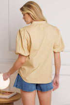 HIGH STANDARDS WOVEN TOP Flying Tomato