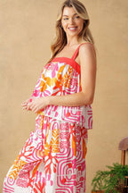OVER YOU AGAIN WOVEN TOP AND PANT SET Flying Tomato