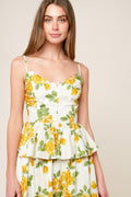 EVERY SUNDAY CREAM WOVEN TOP Flying Tomato