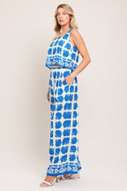 ISLAND SHELL WOVEN TOP AND PANT SET Flying Tomato