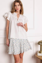 CLOSER THAN EVER WOVEN TOP Flying Tomato