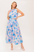 GOLDEN HOUR HARMONY WOVEN TOP AND SKIRT SET Flying Tomato