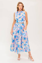 GOLDEN HOUR HARMONY WOVEN TOP AND SKIRT SET Flying Tomato