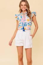 VENTURA VISION WOVEN TOP Flying Tomato