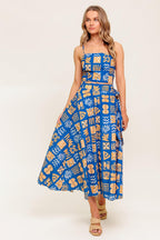 DEWDROP SILENCE WOVEN TOP AND SKIRT SET Flying Tomato