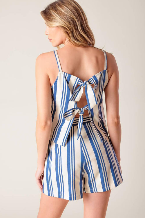 AROUND THE WORLD WOVEN TOP AND SHORT SET Flying Tomato