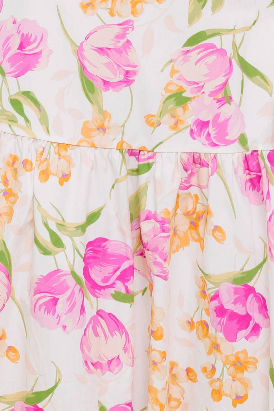 BOTANICAL BLISS WOVEN TOP AND SKIRT SET Flying Tomato