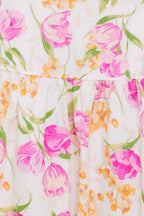BOTANICAL BLISS WOVEN TOP AND SKIRT SET Flying Tomato