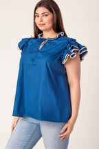 THE TIME IS RIGHT WOVEN TOP Flying Tomato