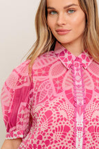 PRECIOUS HEART WOVEN TOP Flying Tomato