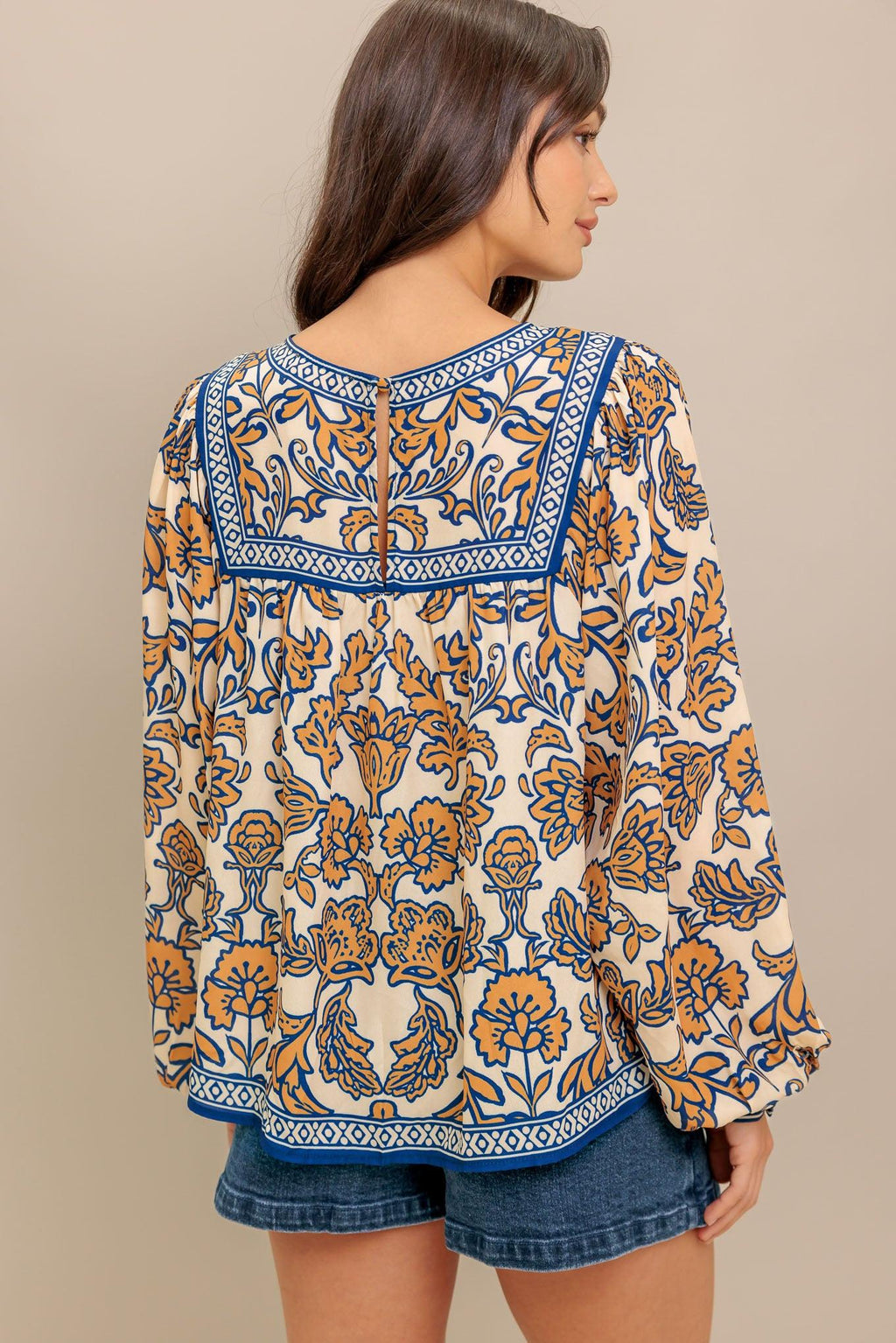 BOHEME MEADOW WOVEN TOP Flying Tomato