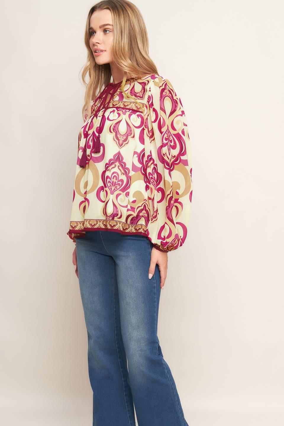 FUSION GROOVE WOVEN TOP Flying Tomato