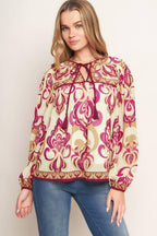FUSION GROOVE WOVEN TOP Flying Tomato