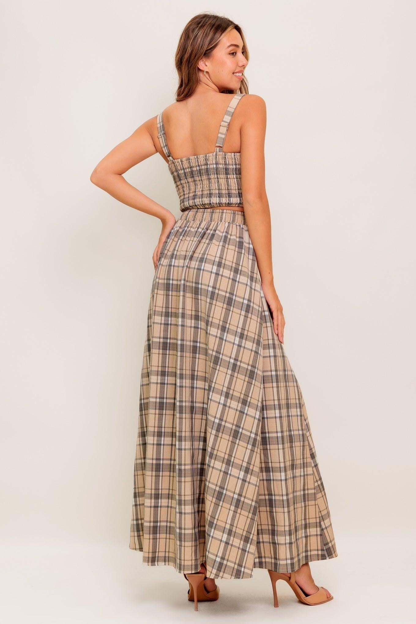 HERITAGE CHARM WOVEN TOP AND SKIRT SET Flying Tomato