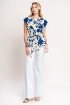 LOVE GROWS HERE WOVEN TOP Flying Tomato