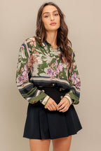 GARDEN CLUB  WOVEN TOP Flying Tomato
