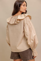 COUTURE CODE WOVEN TOP Flying Tomato