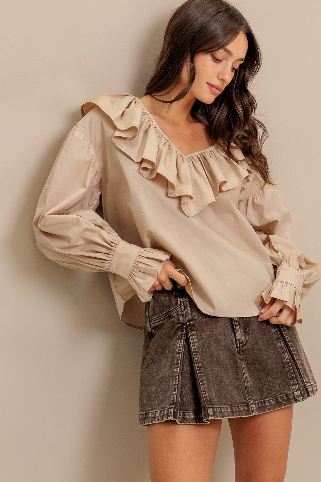 COUTURE CODE WOVEN TOP Flying Tomato