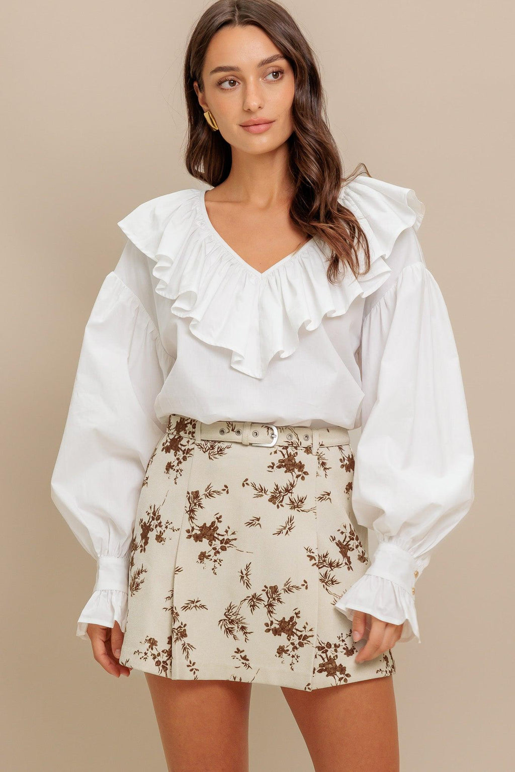 COUTURE CODE WOVEN TOP Flying Tomato