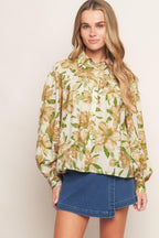 WILDFLOWER BREEZE WOVEN TOP Flying Tomato