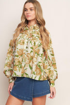 WILDFLOWER BREEZE WOVEN TOP Flying Tomato