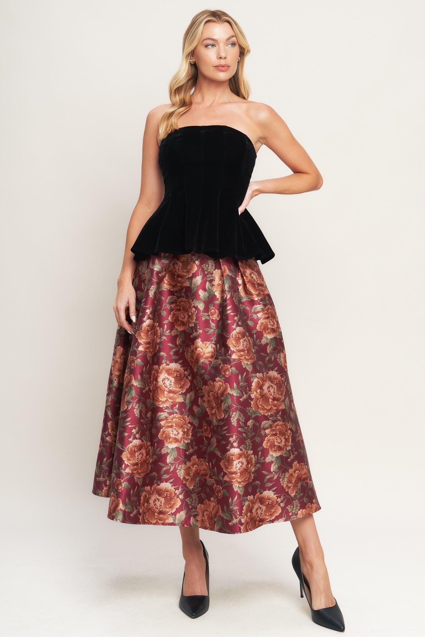 ROYAL PETAL VELVET TOP Flying Tomato
