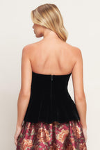 ROYAL PETAL VELVET TOP Flying Tomato