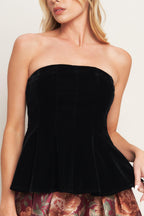 ROYAL PETAL VELVET TOP Flying Tomato