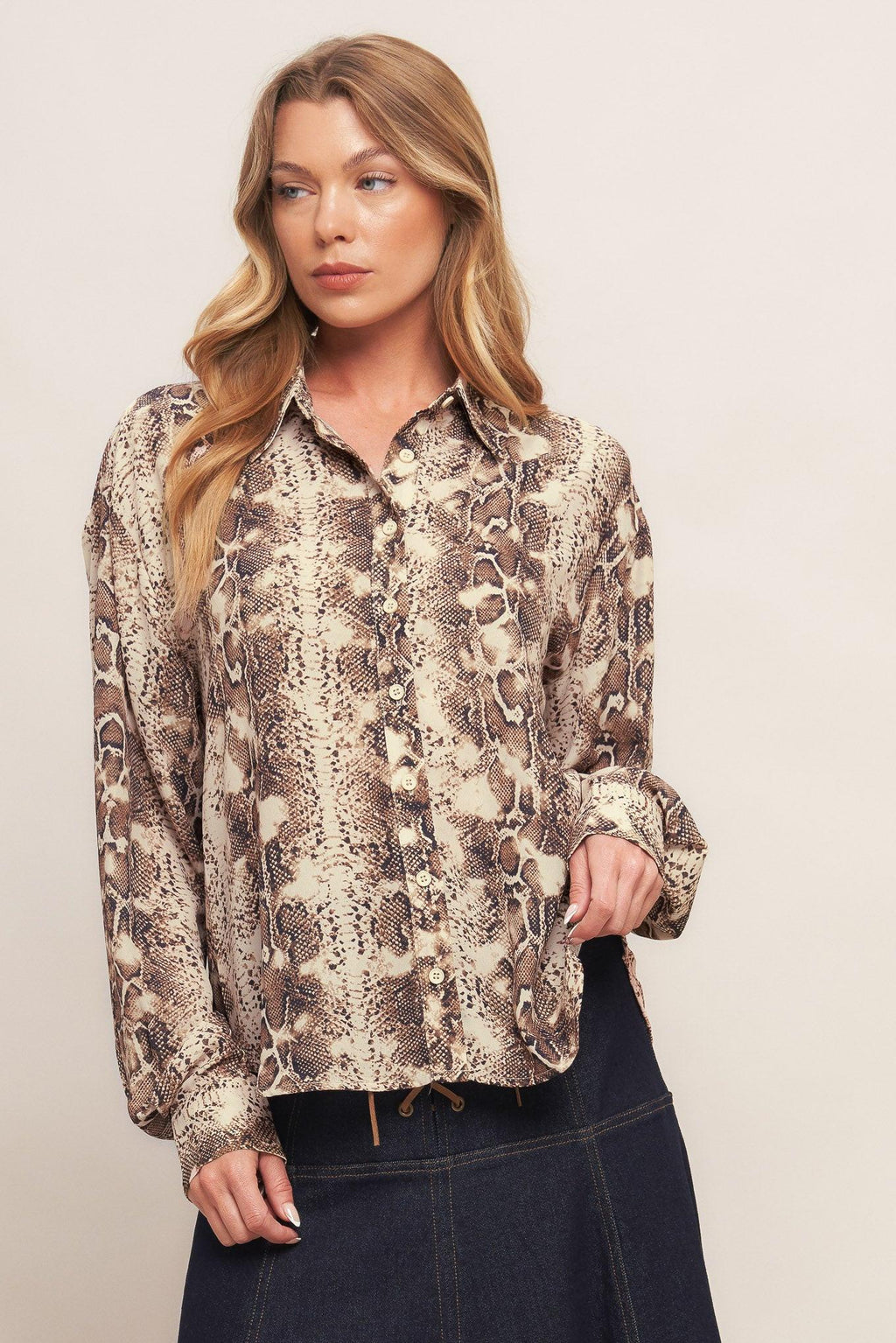 URBAN GODDESS WOVEN TOP Flying Tomato