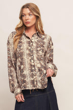 URBAN GODDESS WOVEN TOP Flying Tomato