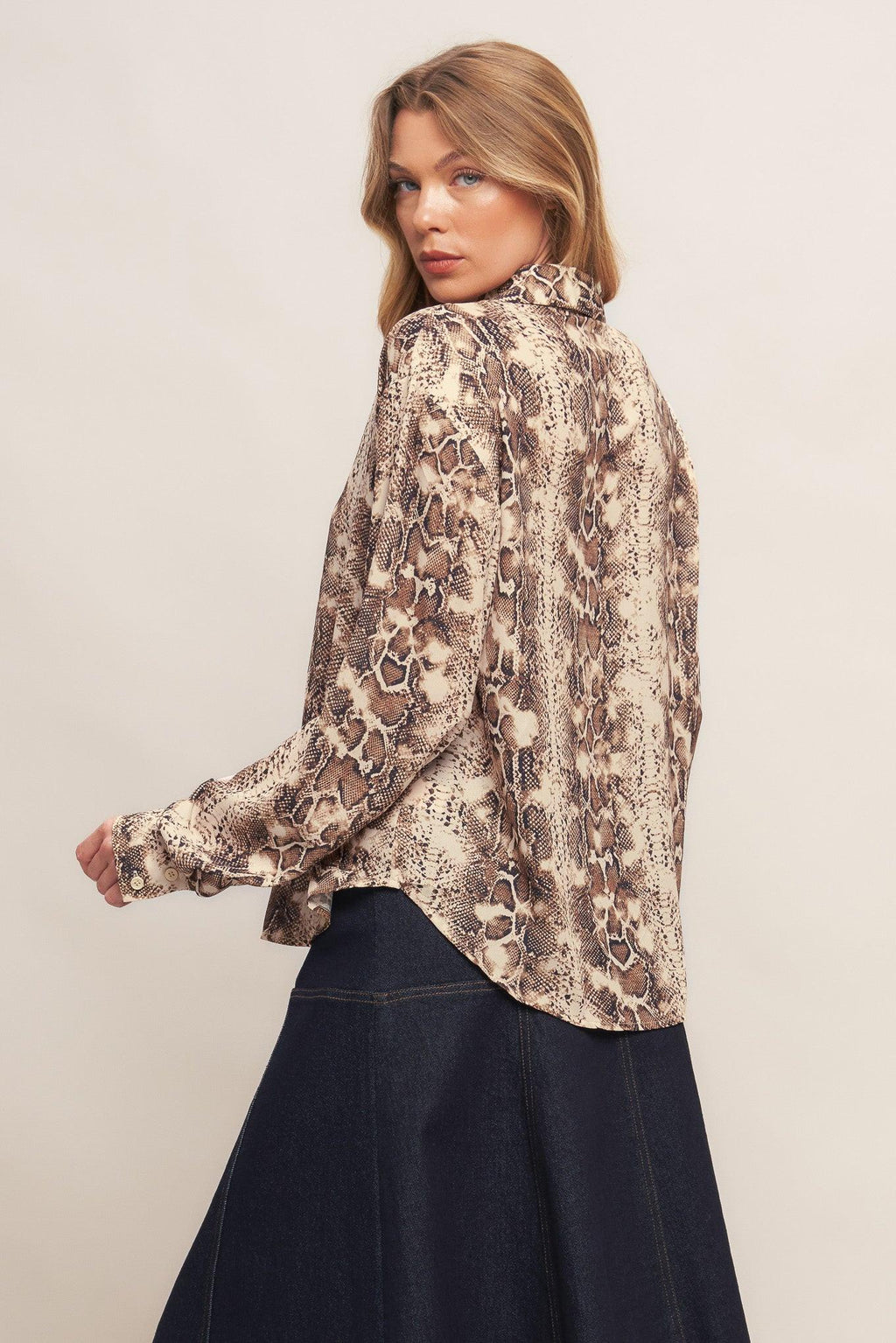 URBAN GODDESS WOVEN TOP Flying Tomato