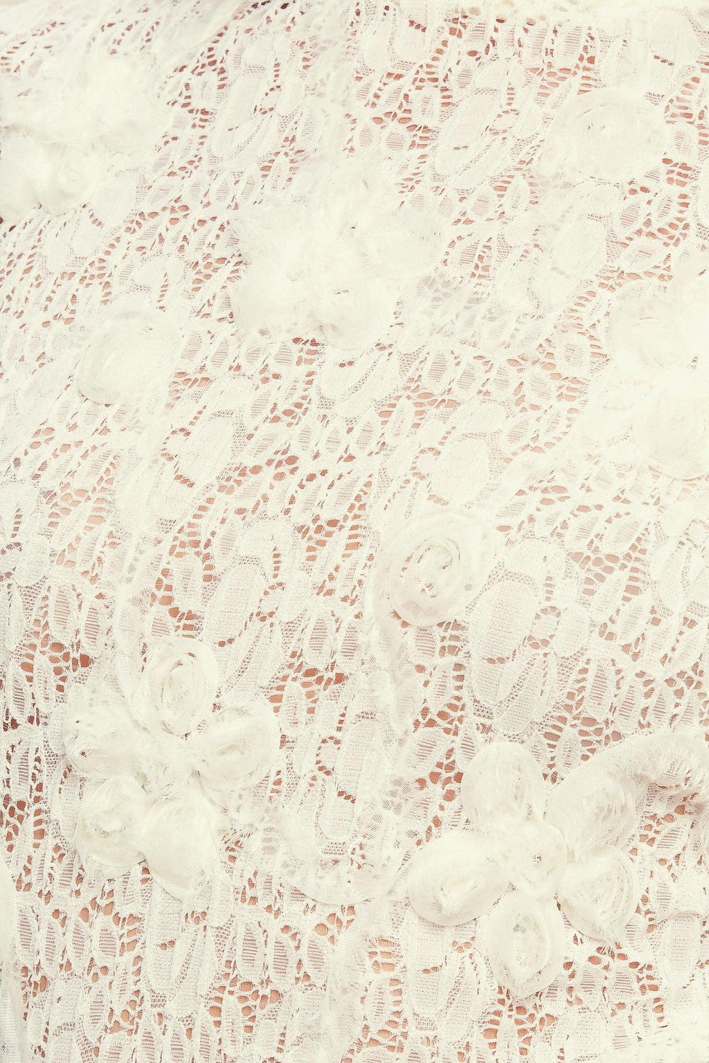 ROMANTIC SHEER FLORAL SWEATER TOP Flying Tomato