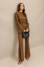 FLARE TOUCH SOLID TUNIC TOP Flying Tomato