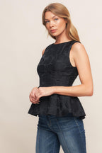 URBAN ELEGANCE WOVEN TOP Flying Tomato