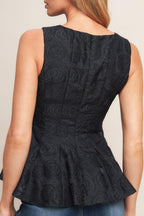 URBAN ELEGANCE WOVEN TOP Flying Tomato