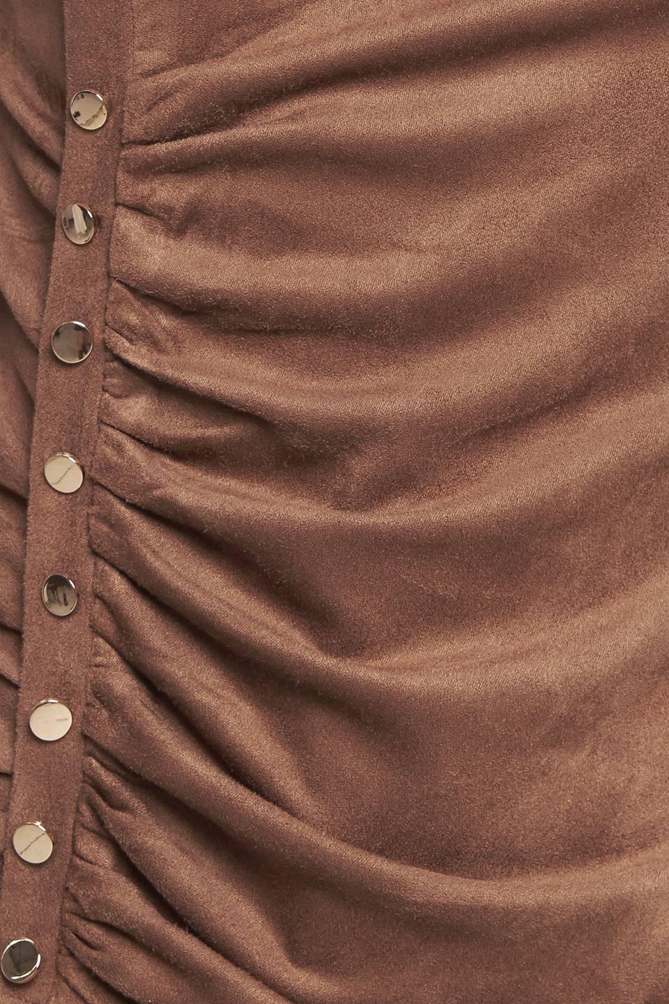 MY EVERYDAY BEST FAUX SUEDE TOP Flying Tomato