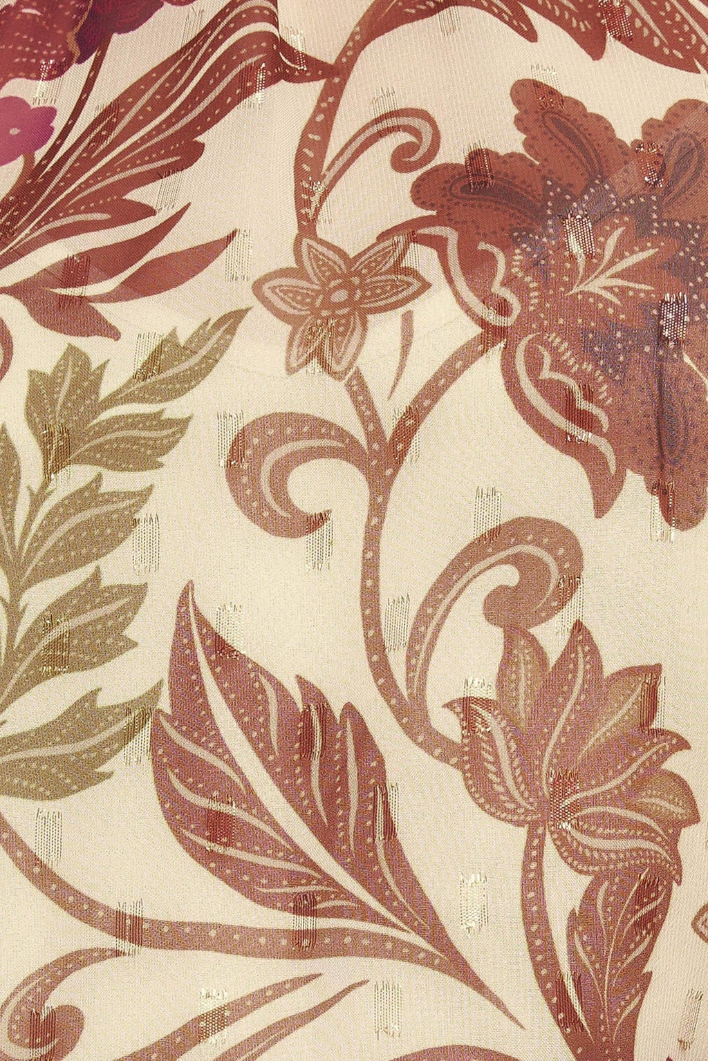 WILD BOTANICA IVORY WOVEN TOP Flying Tomato