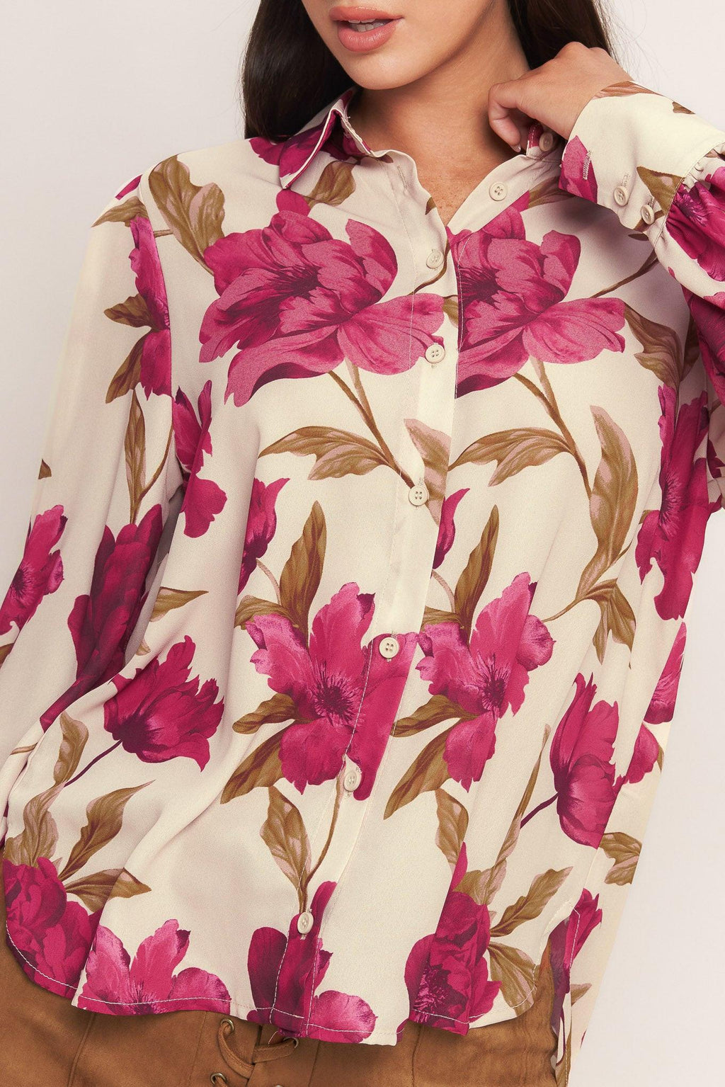 ROSEWOOD RETRO WOVEN TOP Flying Tomato