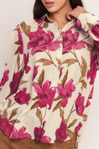 ROSEWOOD RETRO WOVEN TOP Flying Tomato