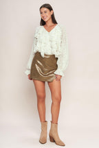 MILK & MOONLIGHT WOVEN TOP Flying Tomato