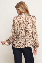 WILD CHIC CREAM WOVEN TOP Flying Tomato
