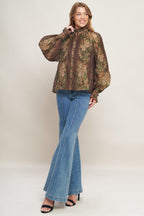 CELEBRITY MOMENT WOVEN TOP Flying Tomato