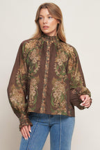 CELEBRITY MOMENT WOVEN TOP Flying Tomato