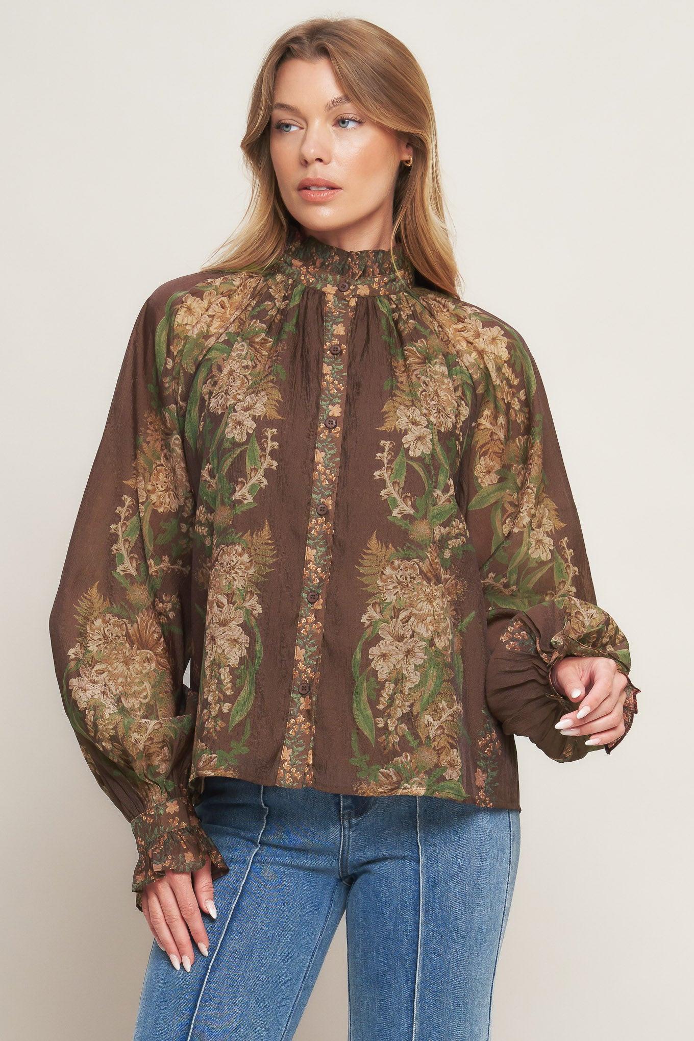 CELEBRITY MOMENT WOVEN TOP Flying Tomato