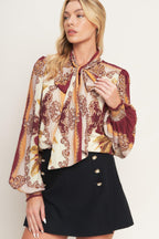 RENAISSANCE DREAM WOVEN TOP Flying Tomato
